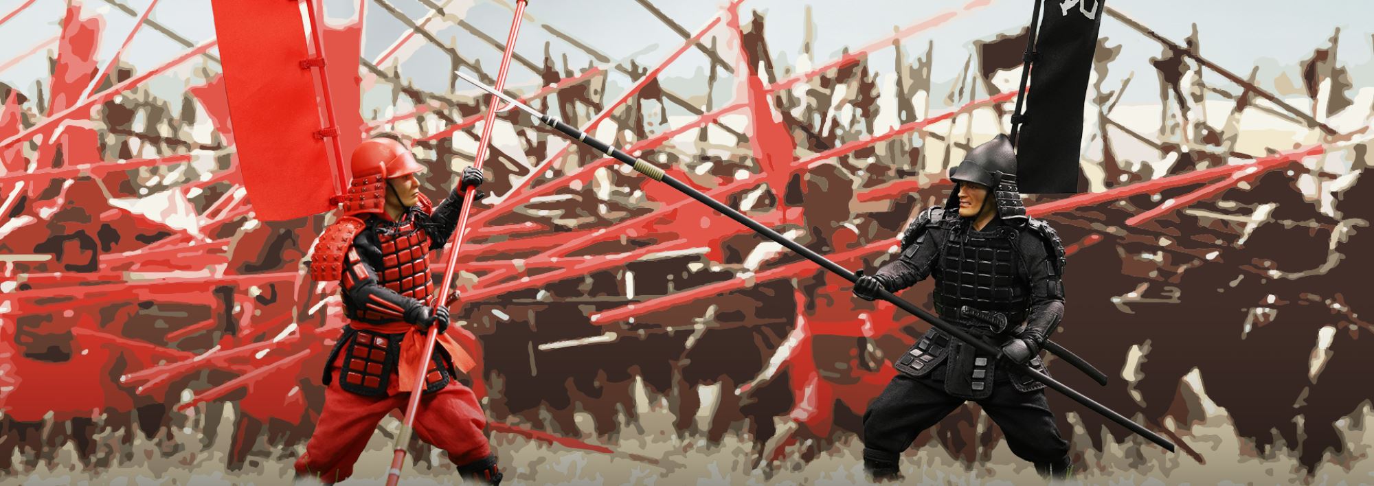 Handheld Hero Series - Japanese Warring States Period Soldiers 1/12