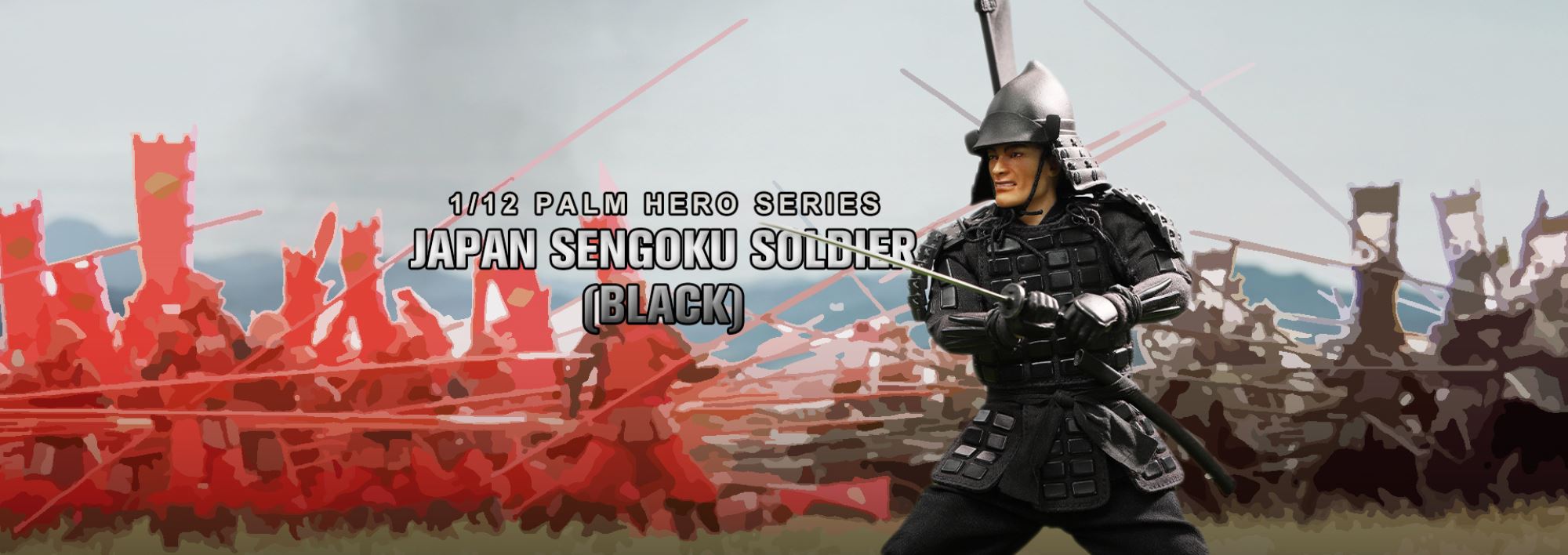 Handheld Hero Series - Japanese Warring States Period Soldiers 1/12