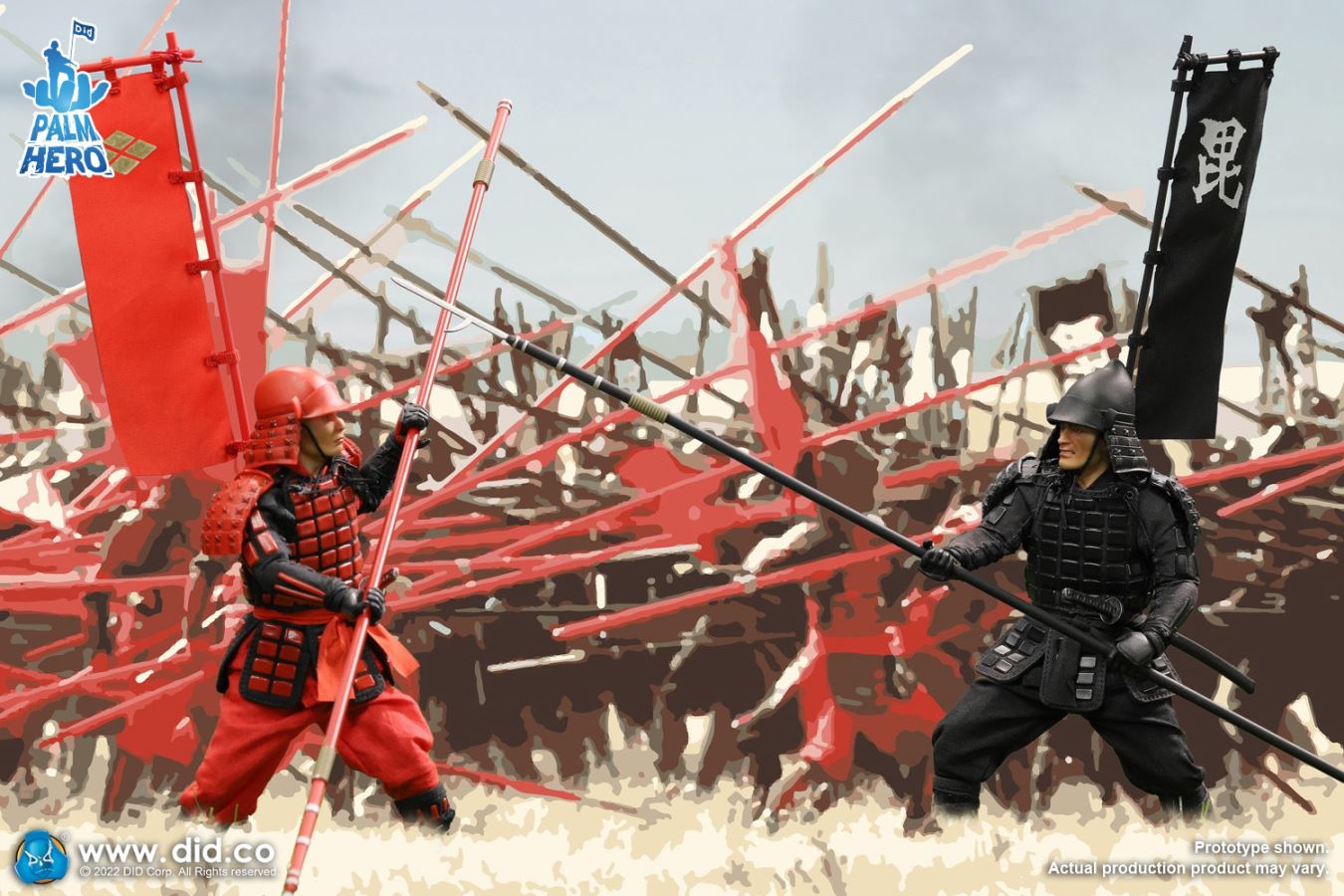 Handheld Hero Series - Japanese Warring States Period Soldiers 1/12