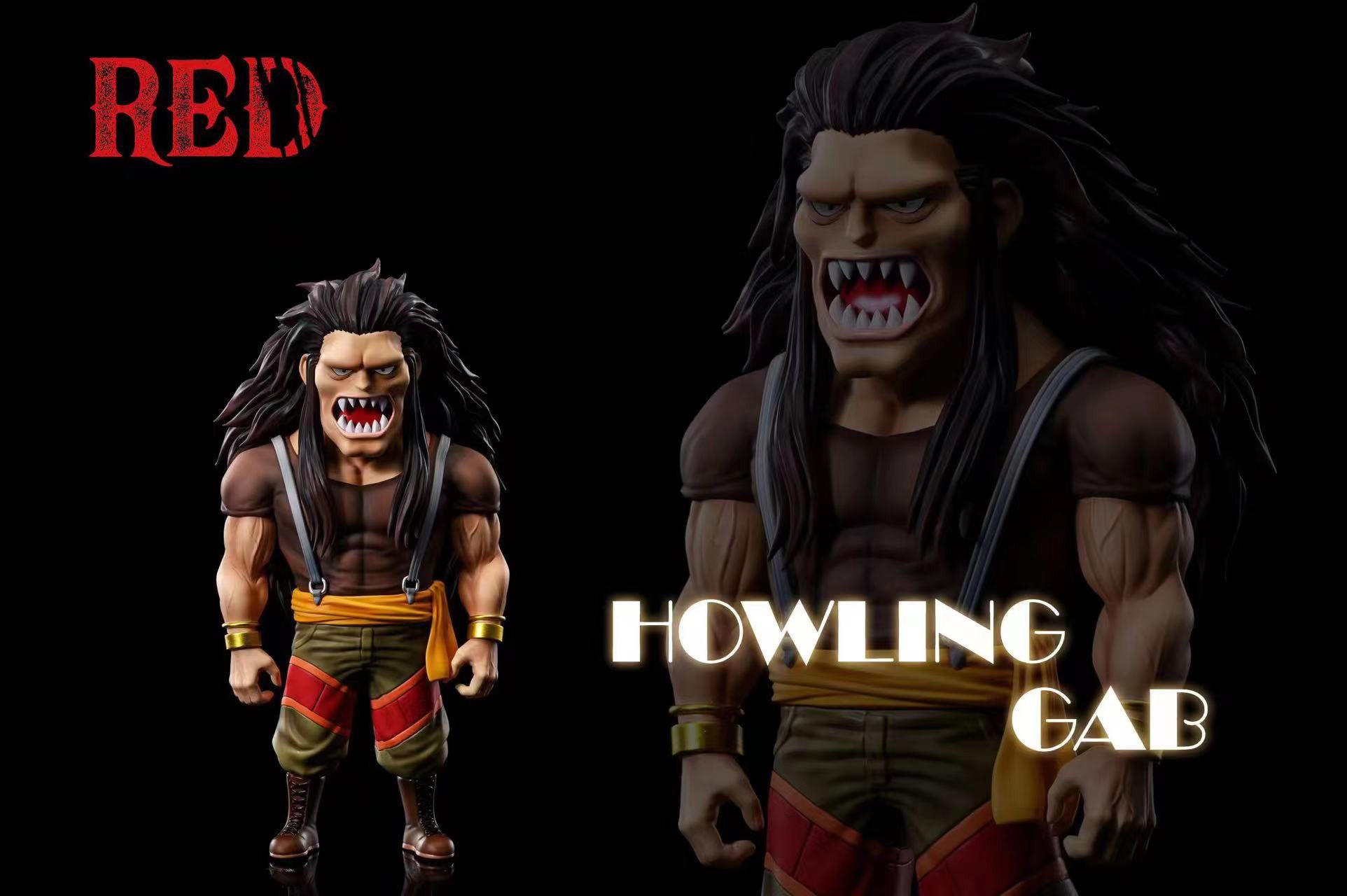 Red Hair Pirates Howling Gab - ONE PIECE