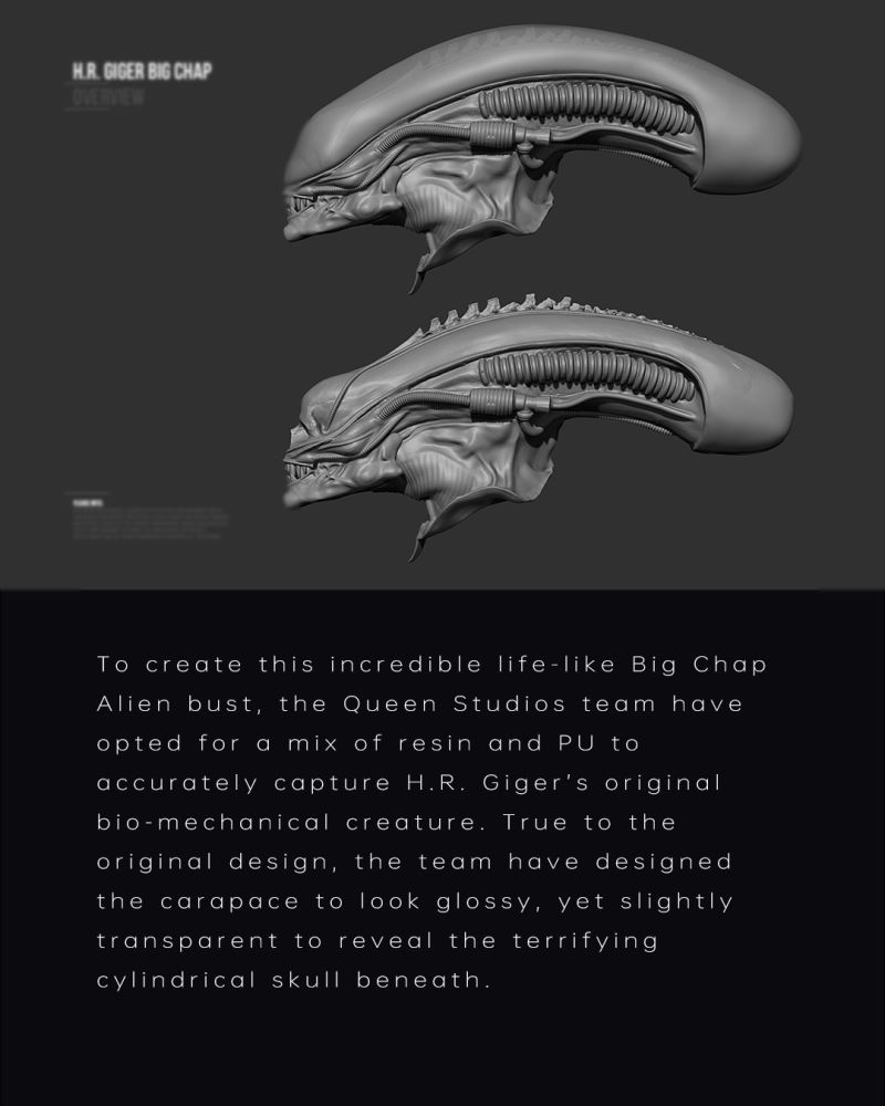 Alien Life-Size Bust