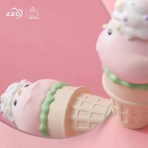 Yuan Jiujiu Creamy White Peach Cone