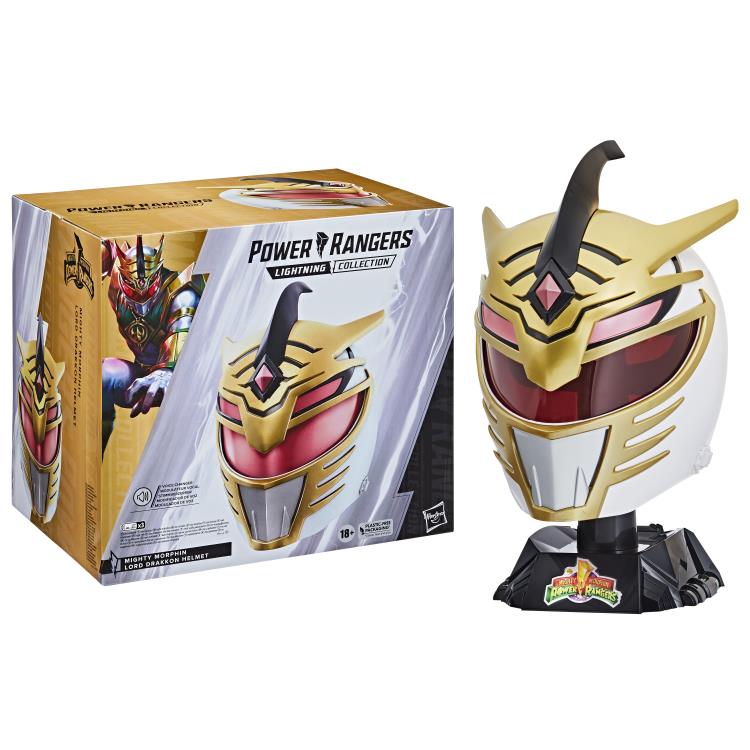 Power Rangers: the replica of Lord Drakkon's helmet