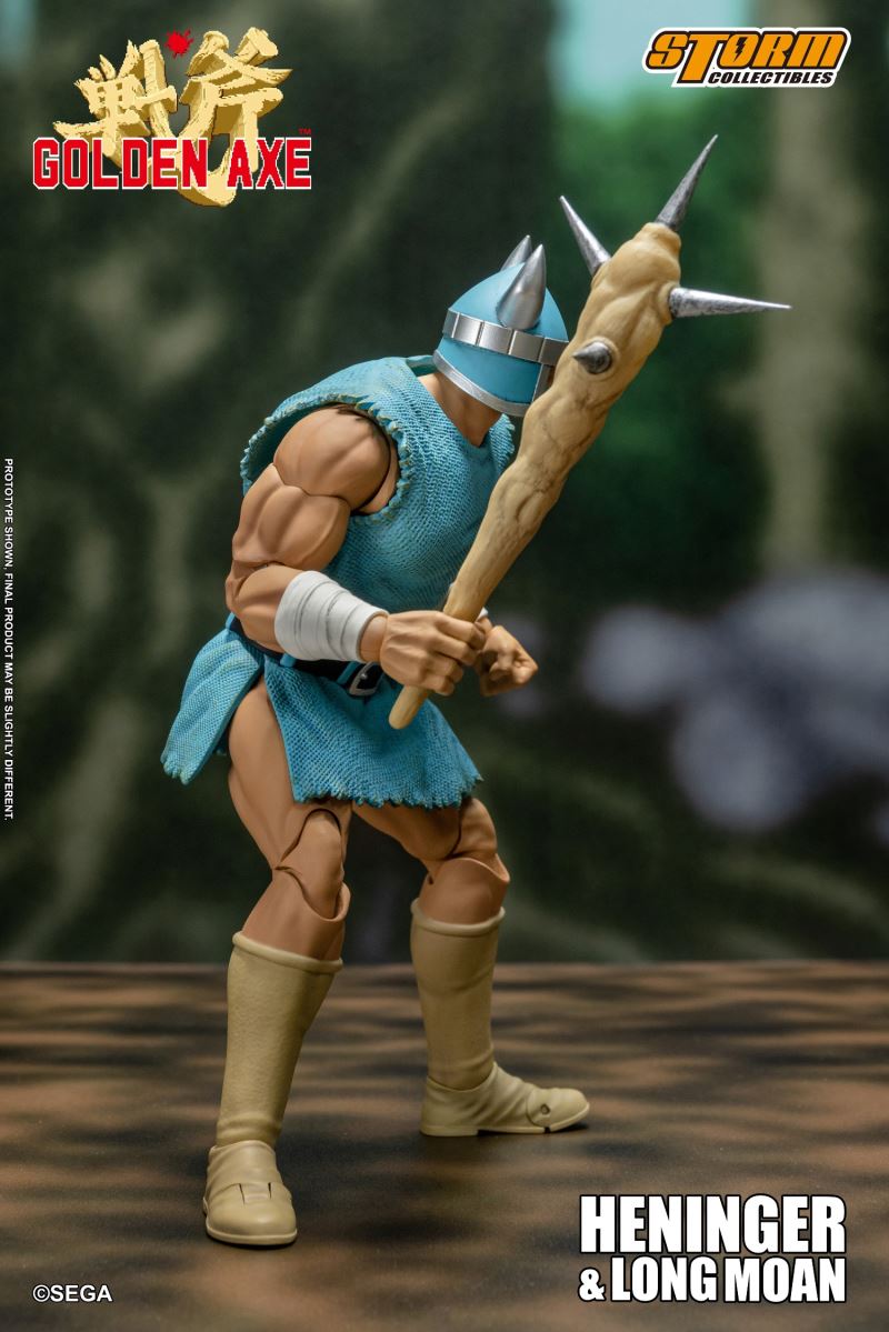 HENINGER & LONG MOAN 2 PACK - GOLDEN AXE ACTION FIGURES