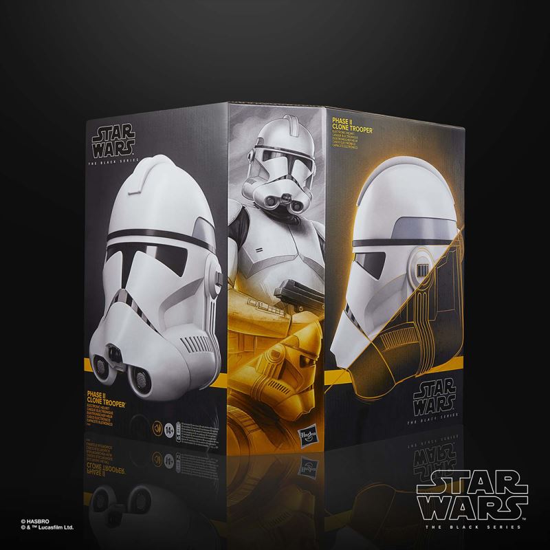 Star Wars The Black Series Phase II Clone Trooper Premium Electronic Helmet