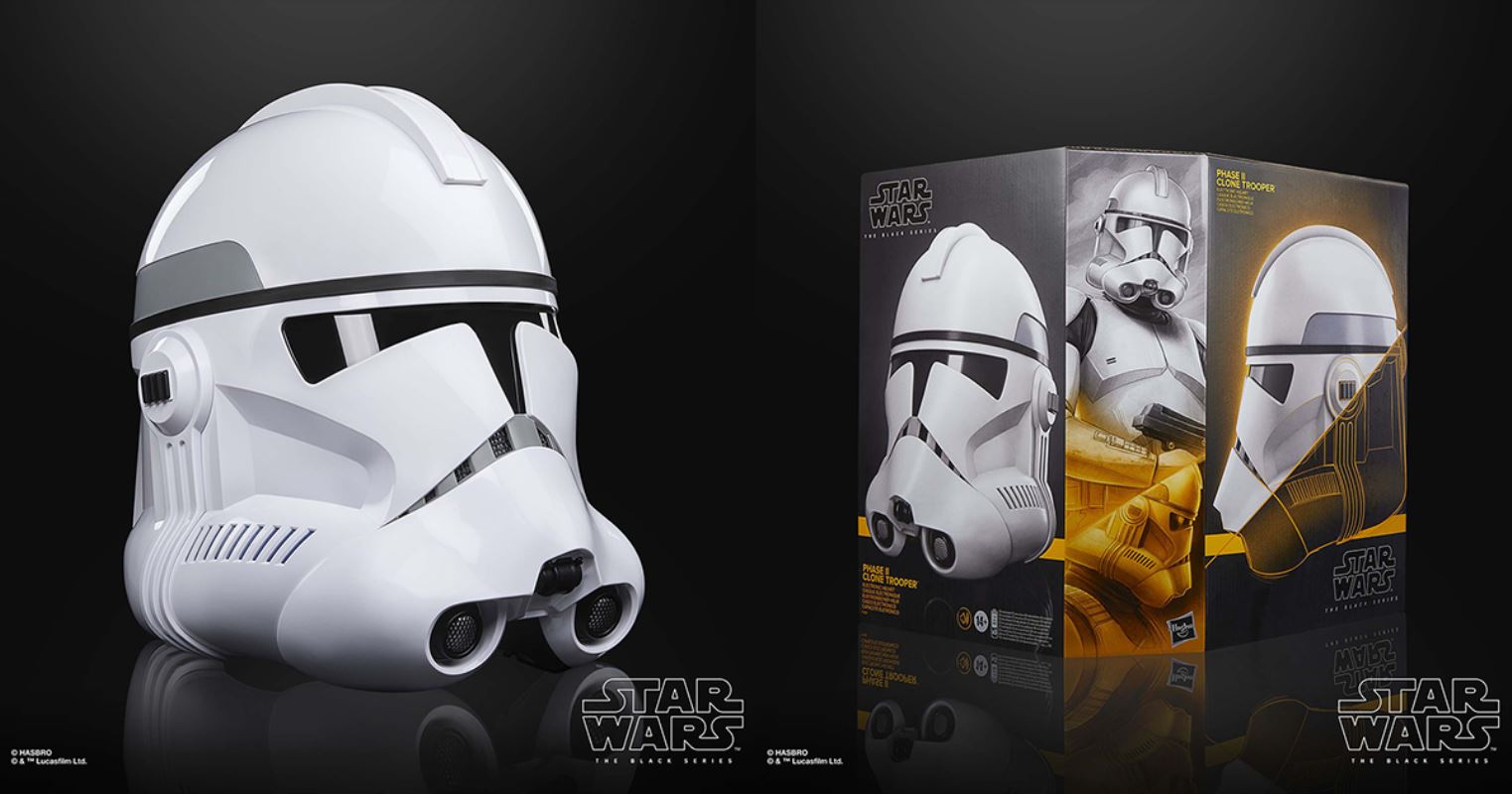 Star Wars The Black Series Phase II Clone Trooper Premium Electronic Helmet