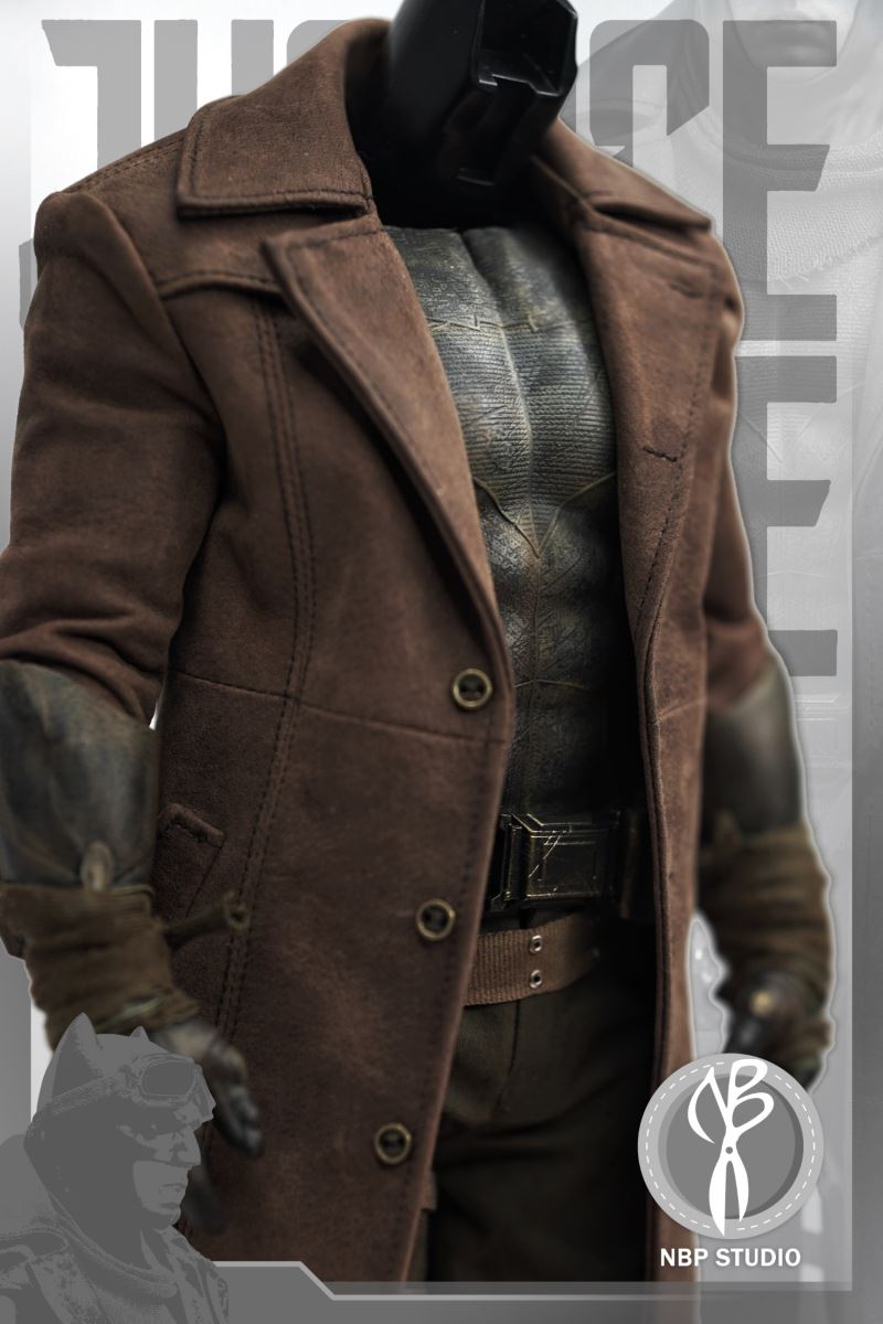 Desert Bat Leather Coat (NB01) 1/6