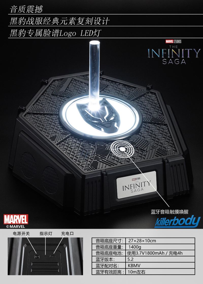 Wearable Black Panther Helmet 1/1