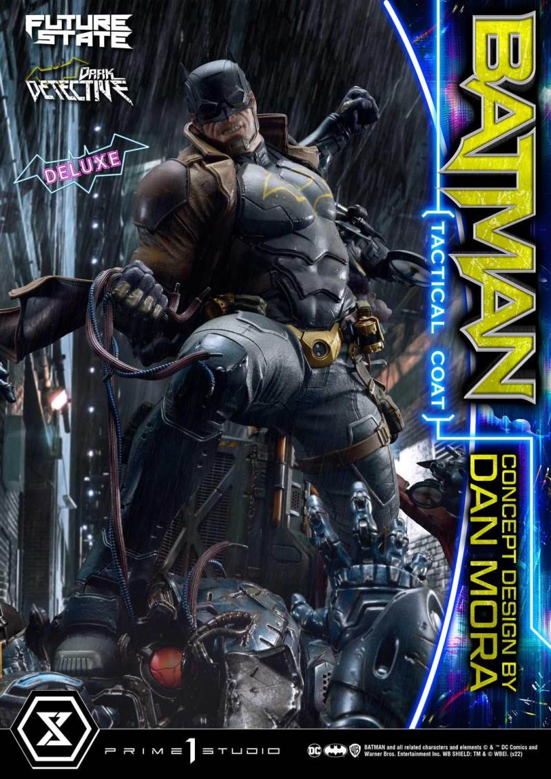 DC Future State Batman Dark Detective Tactical Coat DX
