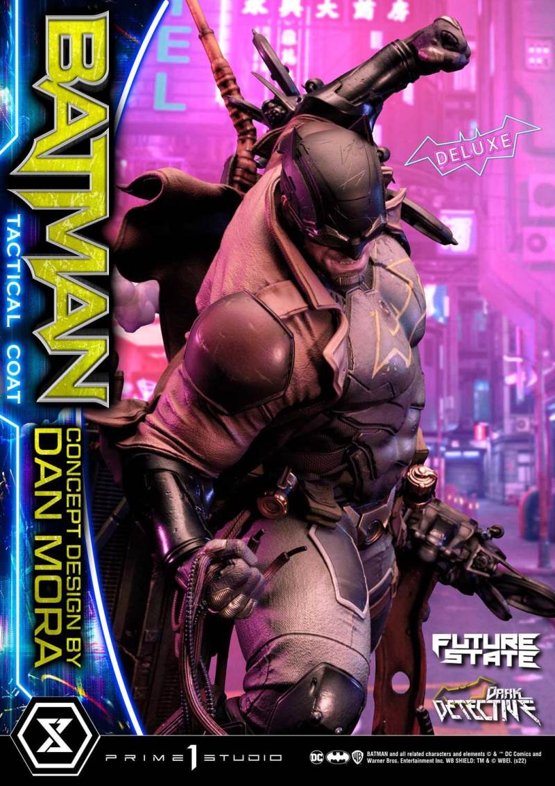 DC Future State Batman Dark Detective Tactical Coat DX