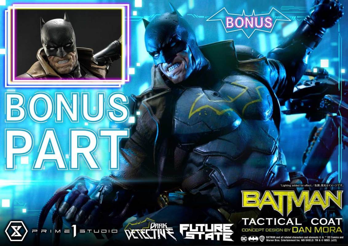 DC Future State Batman Dark Detective Tactical Coat DX