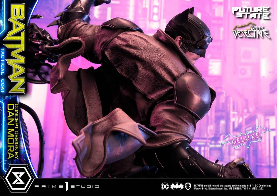 DC Future State Batman Dark Detective Tactical Coat DX