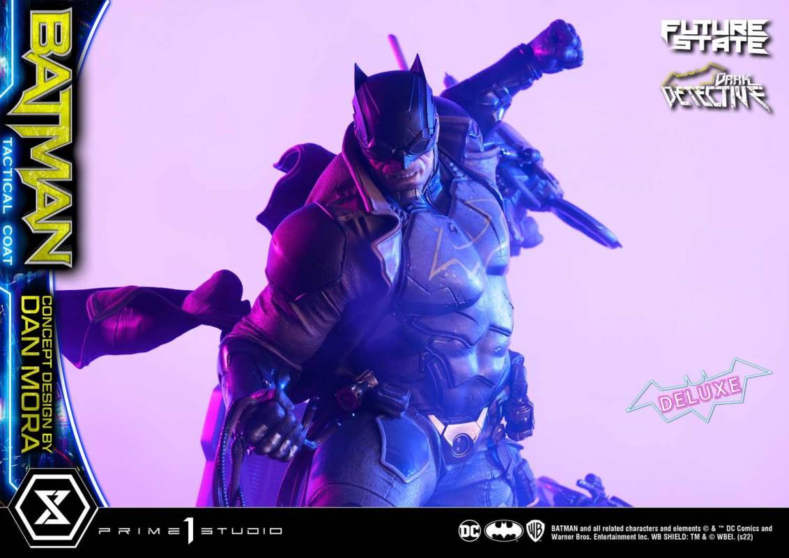 DC Future State Batman Dark Detective Tactical Coat DX
