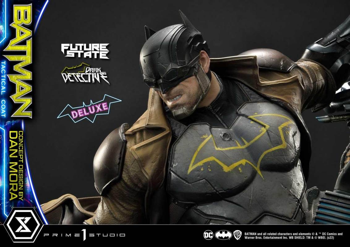 DC Future State Batman Dark Detective Tactical Coat DX
