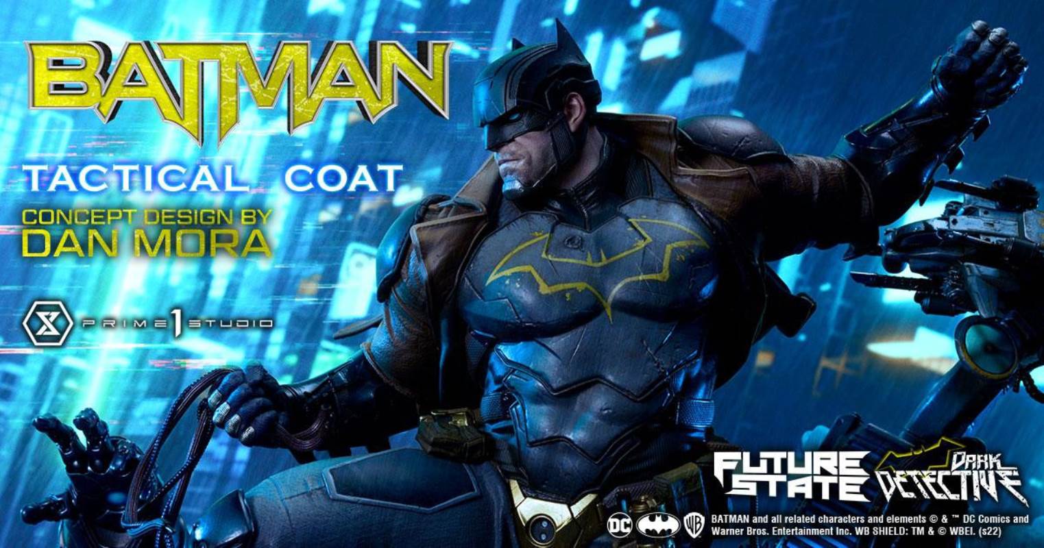 DC Future State Batman Dark Detective Tactical Coat