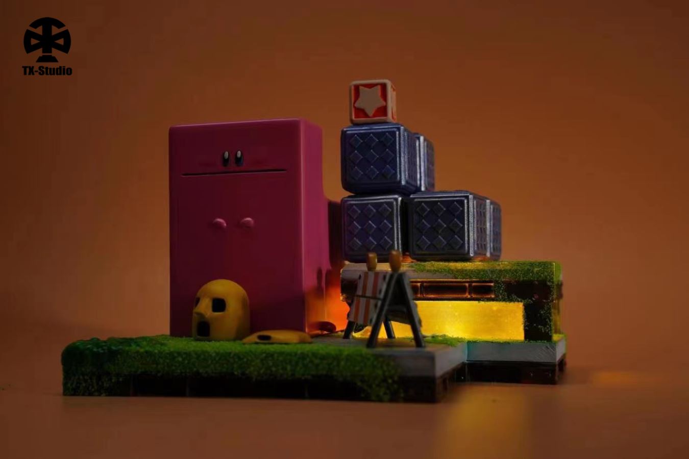 Kirby Stairs Scene Platform 1/12