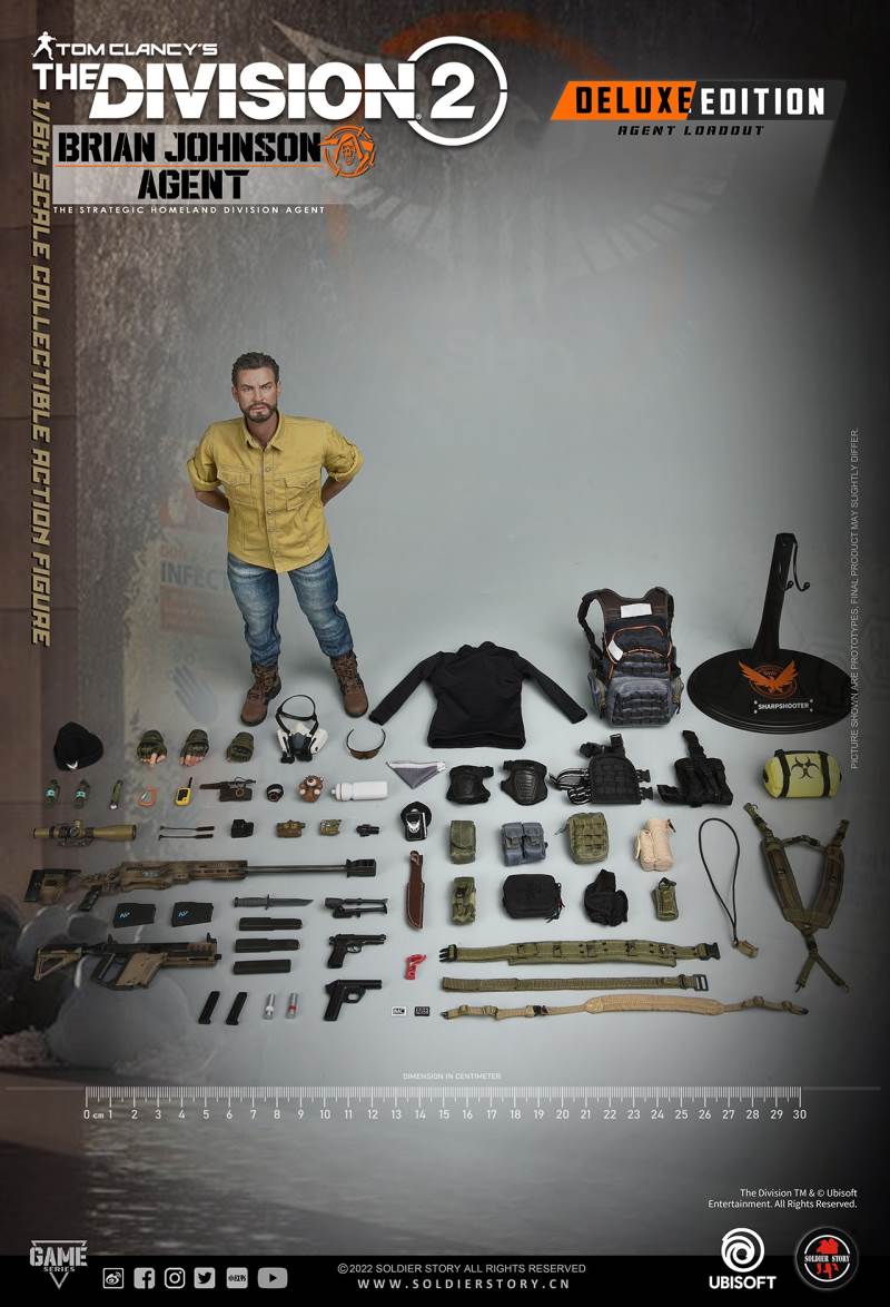 Ubisoft The Division 2 Agent Brian Johnson 1/6