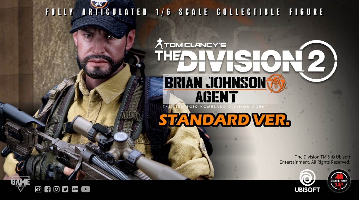 Ubisoft The Division 2 Agent Brian Johnson 1/6