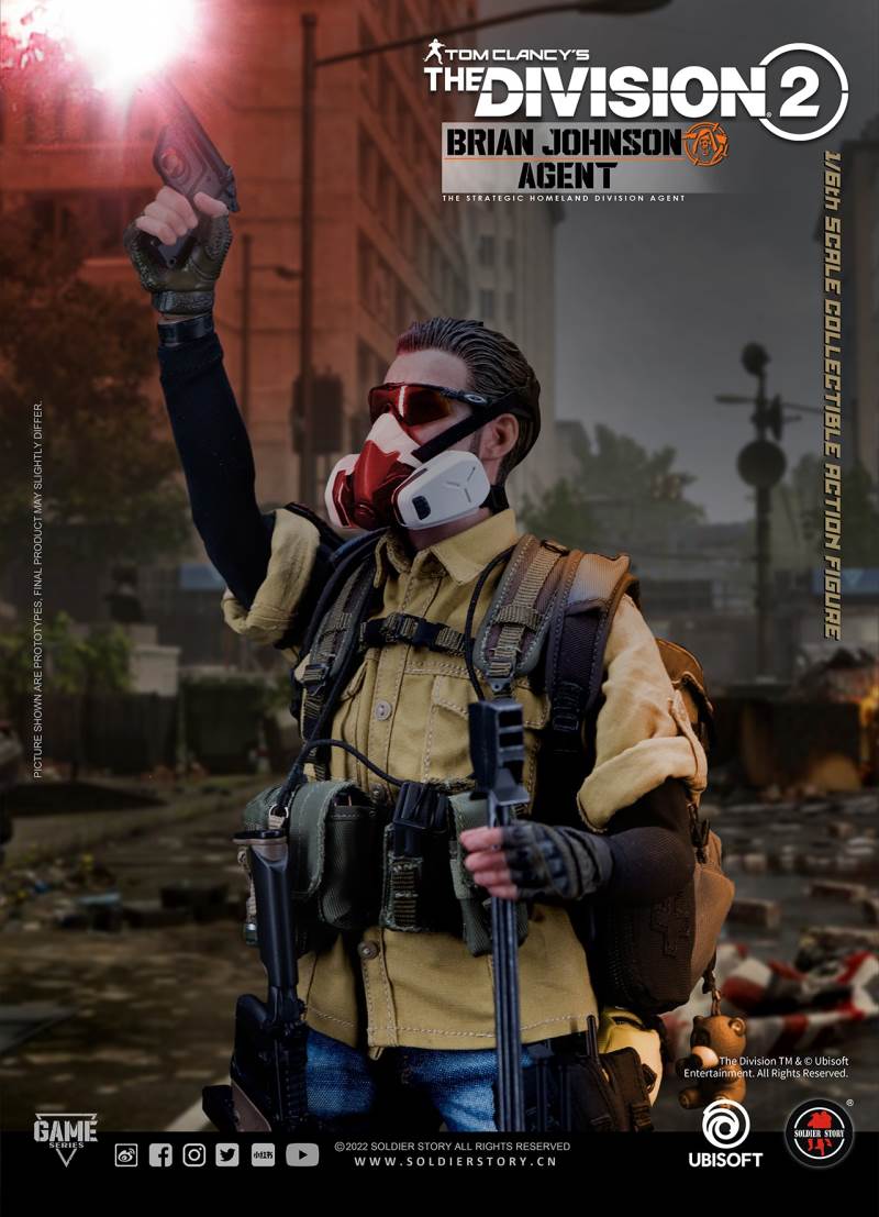 Ubisoft The Division 2 Agent Brian Johnson 1/6