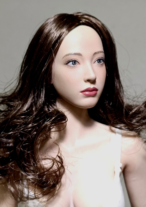 Asian Beauty Head Sculpture 1/6