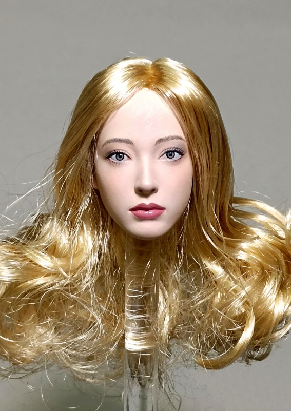 Asian Beauty Head Sculpture 1/6