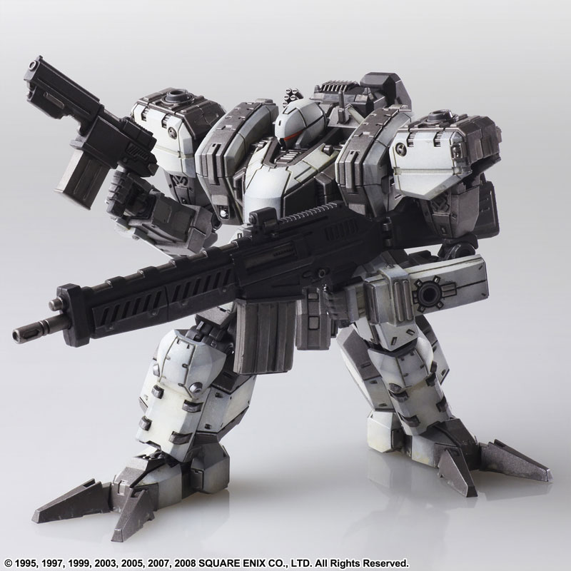 Front Mission Structure Arts 1/72 Plastic Model Kit Zenith DV White 4Unit Set