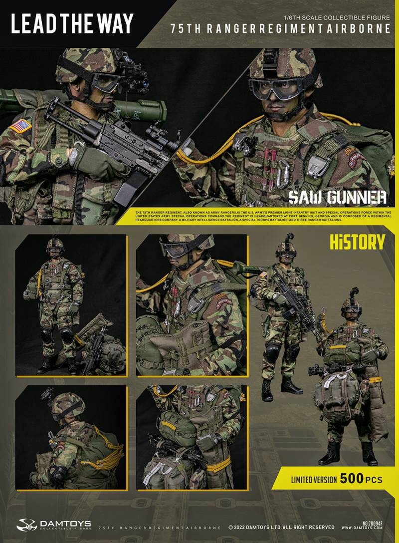 US Army 75th Ranger Regiment Airborne 1/6