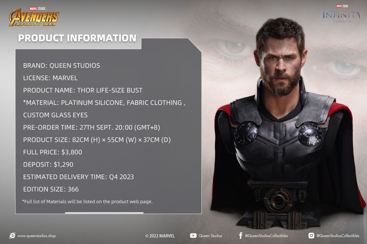 Thor Life-Size Bust