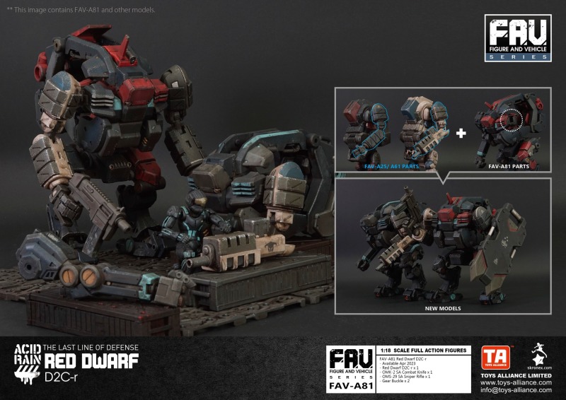 Acid Rain World FAV-A81 Red Dwarf D2C-r