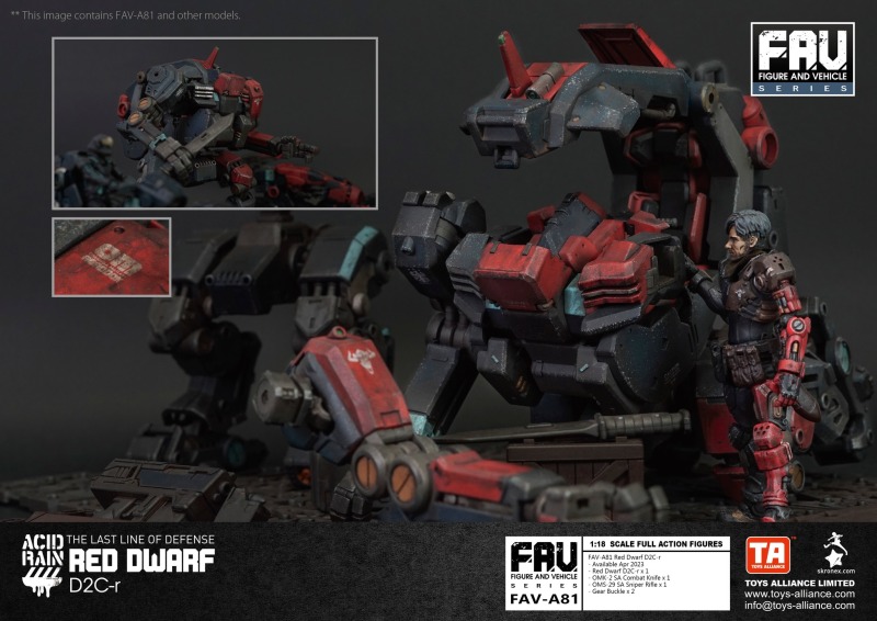 Acid Rain World FAV-A81 Red Dwarf D2C-r