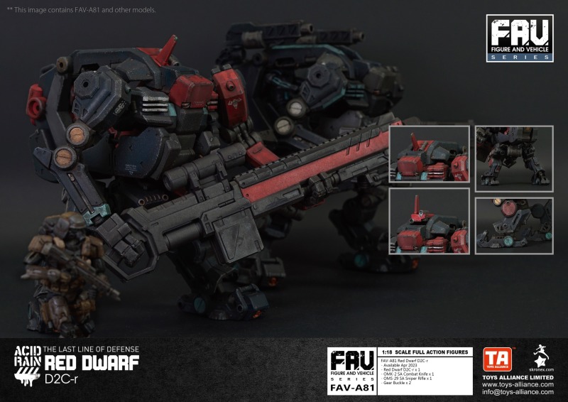 Acid Rain World FAV-A81 Red Dwarf D2C-r