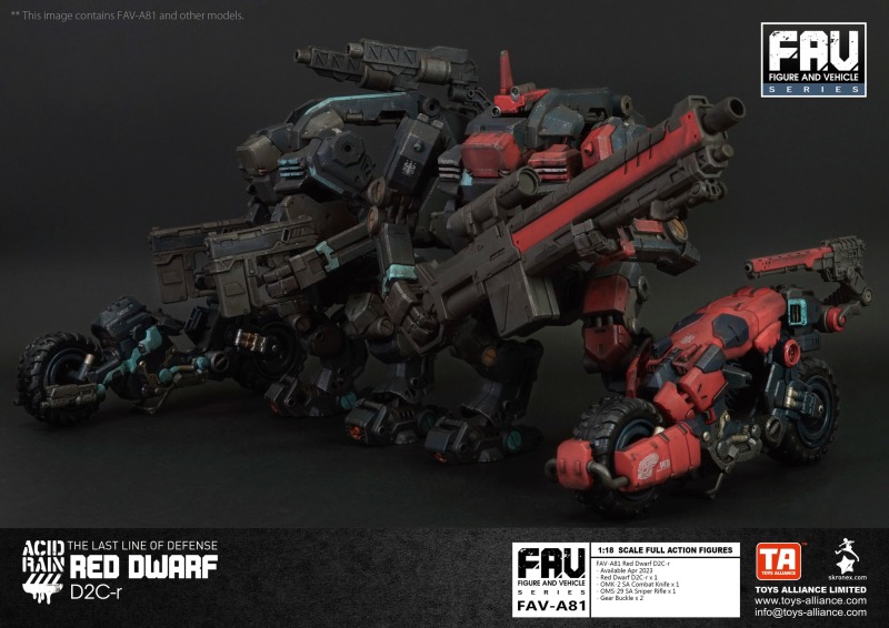 Acid Rain World FAV-A81 Red Dwarf D2C-r