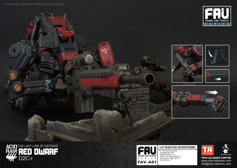 Acid Rain World FAV-A81 Red Dwarf D2C-r
