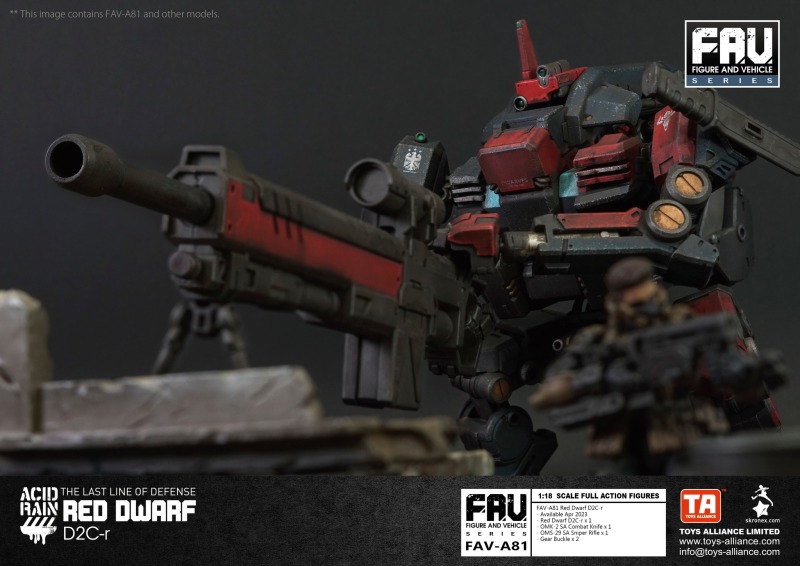 Acid Rain World FAV-A81 Red Dwarf D2C-r