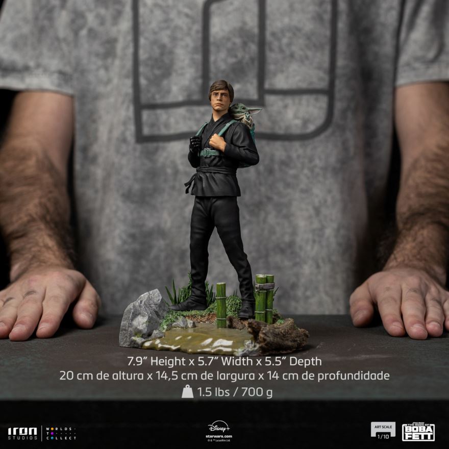 Luke Skywalker and Grogu Training Version - The Book of Boba Fett - Art Scale 1/10
