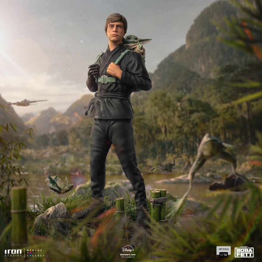 Luke Skywalker and Grogu Training Version - The Book of Boba Fett - Art Scale 1/10