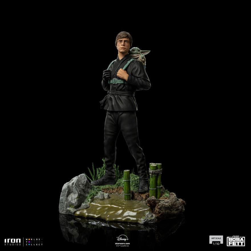 Luke Skywalker and Grogu Training Version - The Book of Boba Fett - Art Scale 1/10