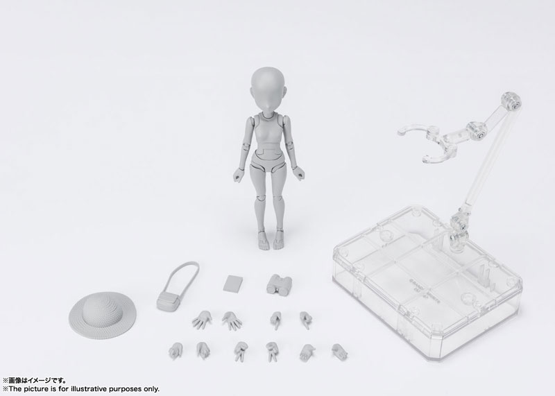 S.H.Figuarts Body-chan -Sugimori Ken- Edition DX SET (Gray Color Ver.)