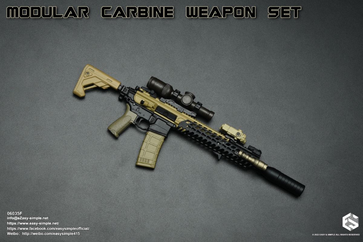 Modular Carbine Weapon Set 1/6