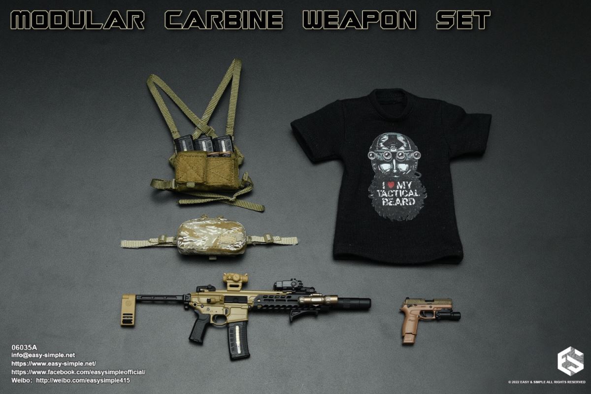 Modular Carbine Weapon Set 1/6