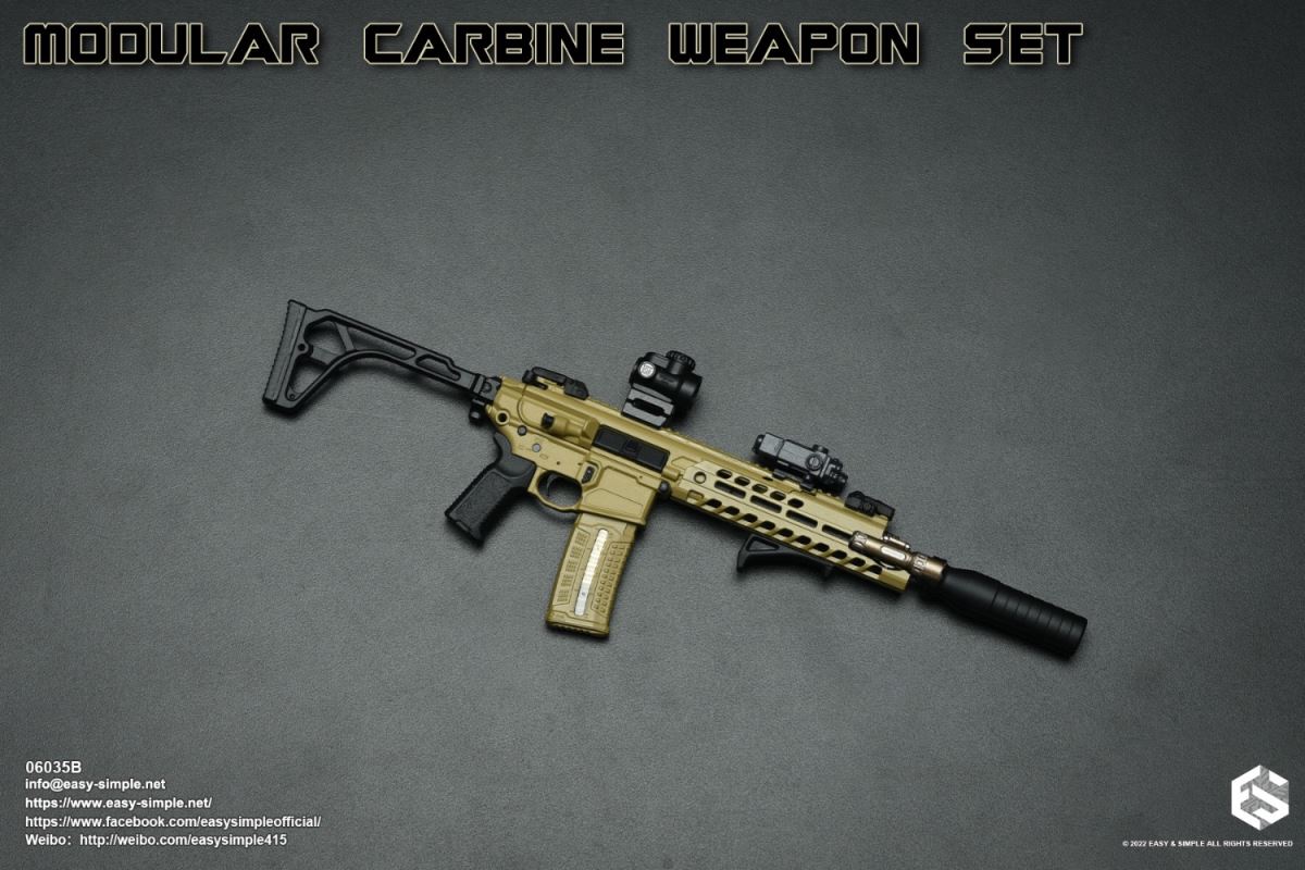Modular Carbine Weapon Set 1/6