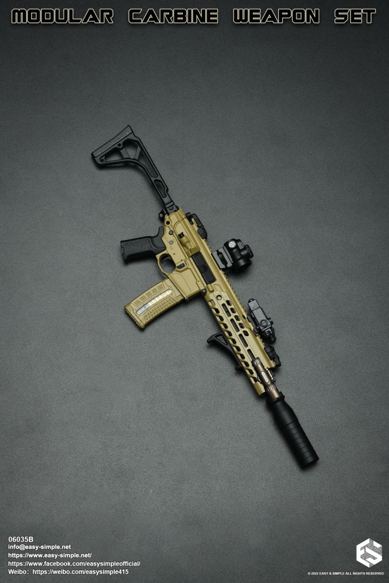 Modular Carbine Weapon Set 1/6