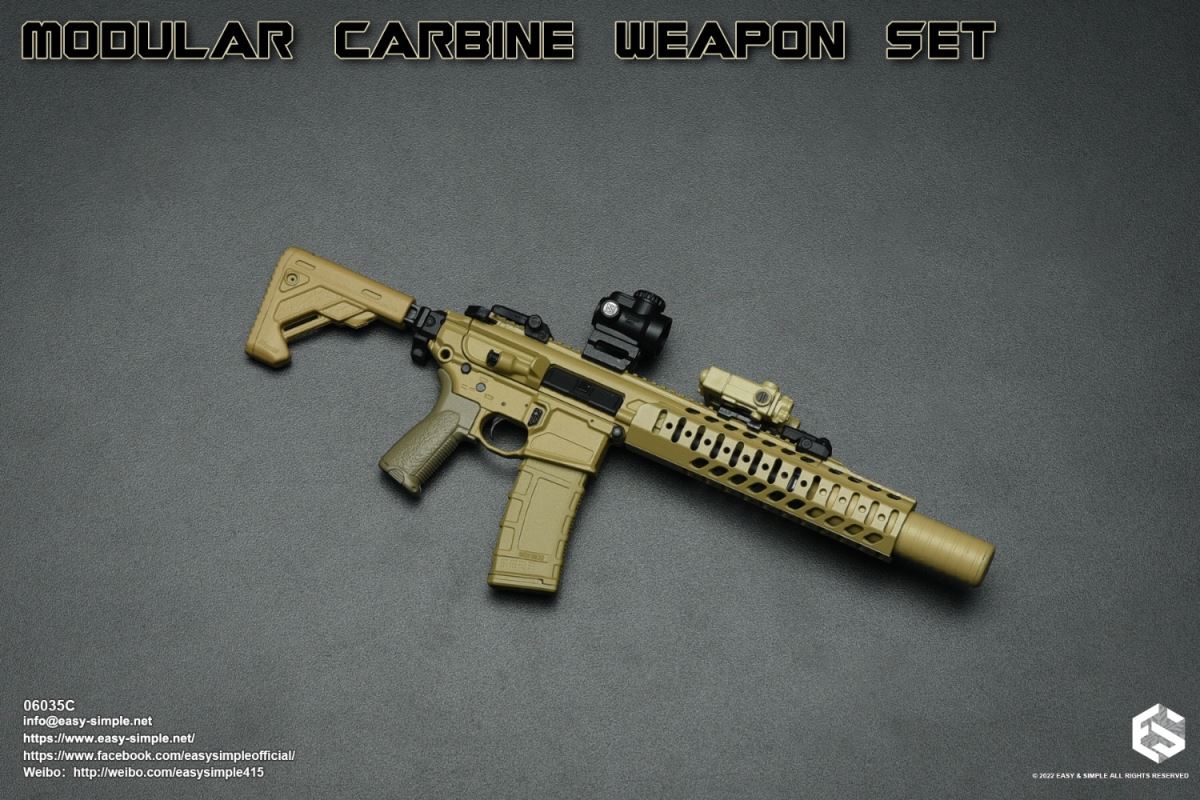 Modular Carbine Weapon Set 1/6
