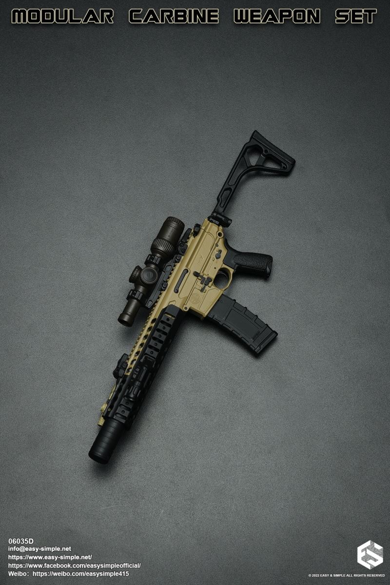 Modular Carbine Weapon Set 1/6