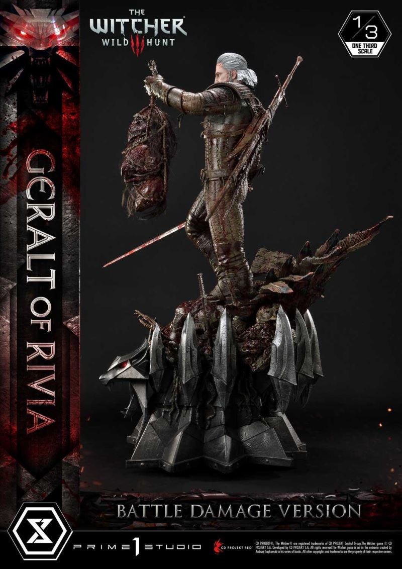 The Witcher 3: Wild Hunt Geralt of Rivia Battle Damage Version