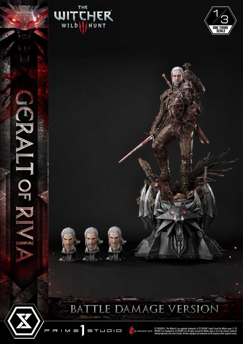 The Witcher 3: Wild Hunt Geralt of Rivia Battle Damage Version