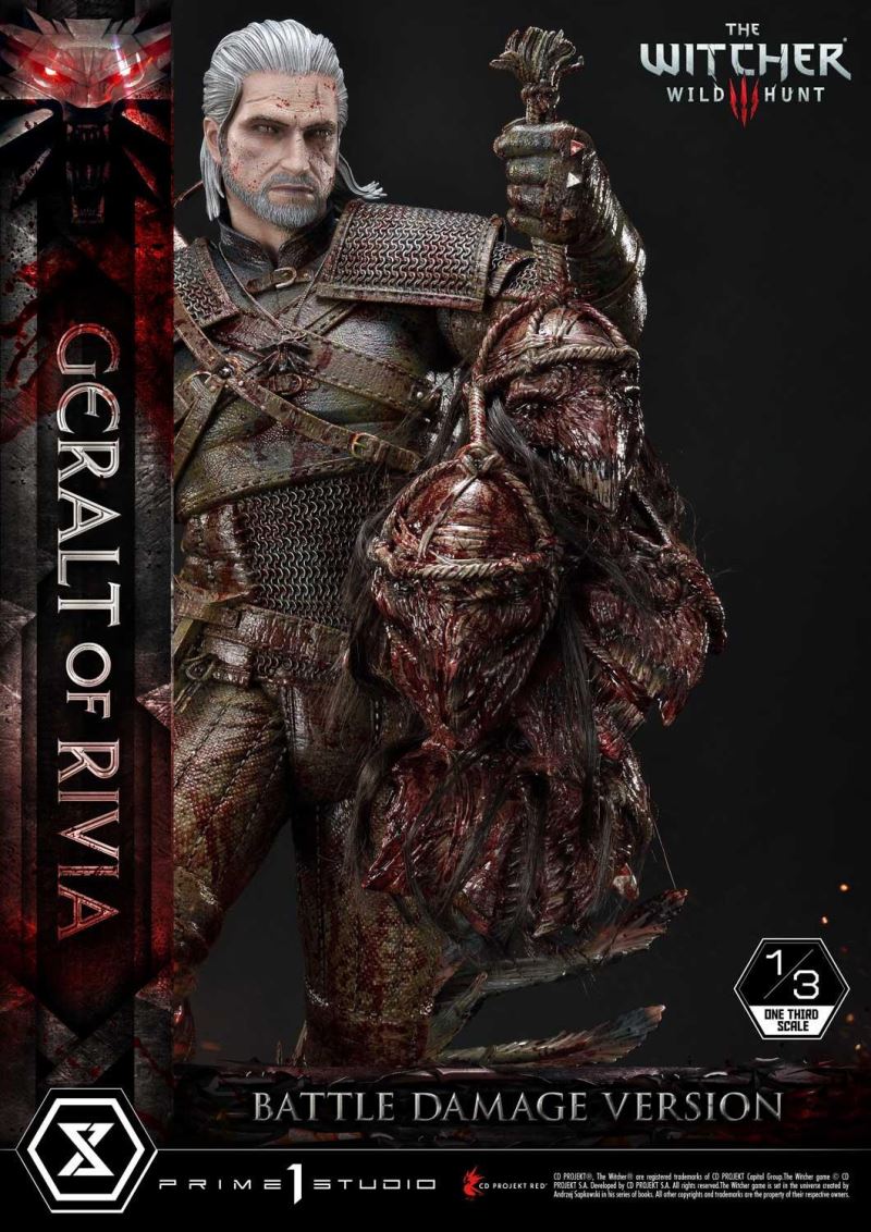 The Witcher 3: Wild Hunt Geralt of Rivia Battle Damage Version