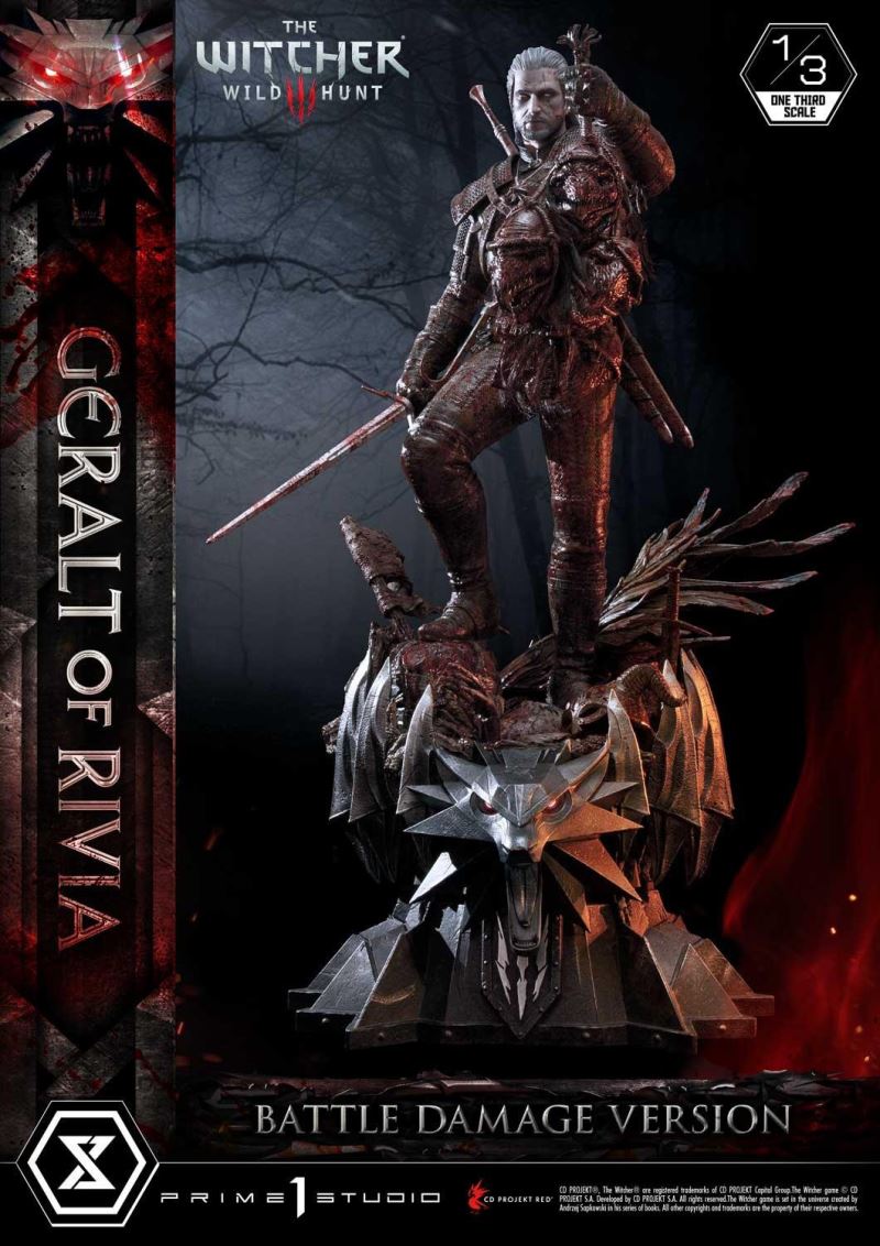 The Witcher 3: Wild Hunt Geralt of Rivia Battle Damage Version