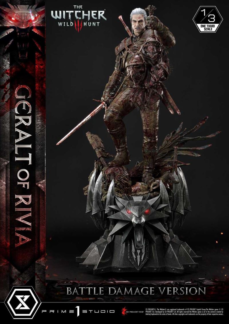 The Witcher 3: Wild Hunt Geralt of Rivia Battle Damage Version