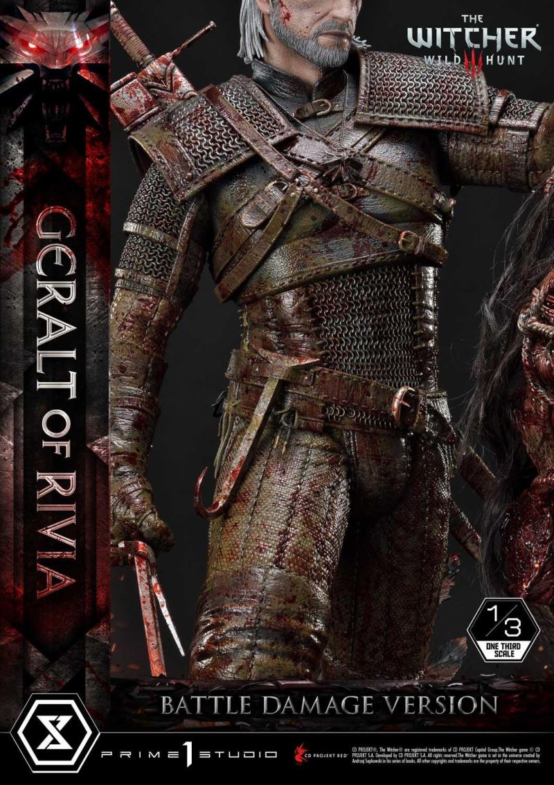 The Witcher 3: Wild Hunt Geralt of Rivia Battle Damage Version